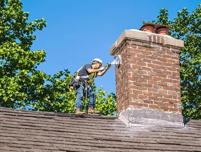 Ridgefield Chimney Sweep performing an inspection with advanced tools in Ridgefield, CT